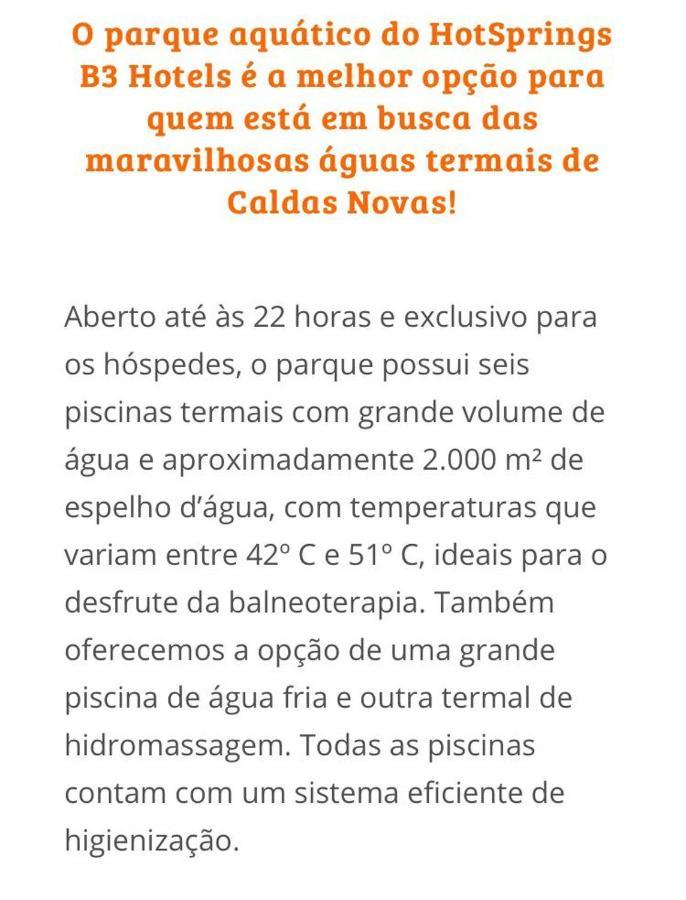 Hot Springs Hotel Caldas Novas-Flat Vip 外观 照片